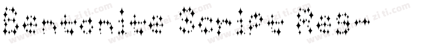 Bentonite Script Reg字体转换